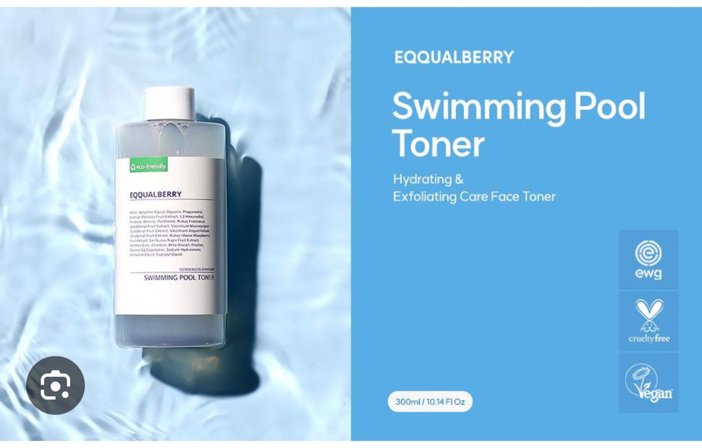 EQQUALBERRY - Swimming Pool Daily Facial Toner 300ml