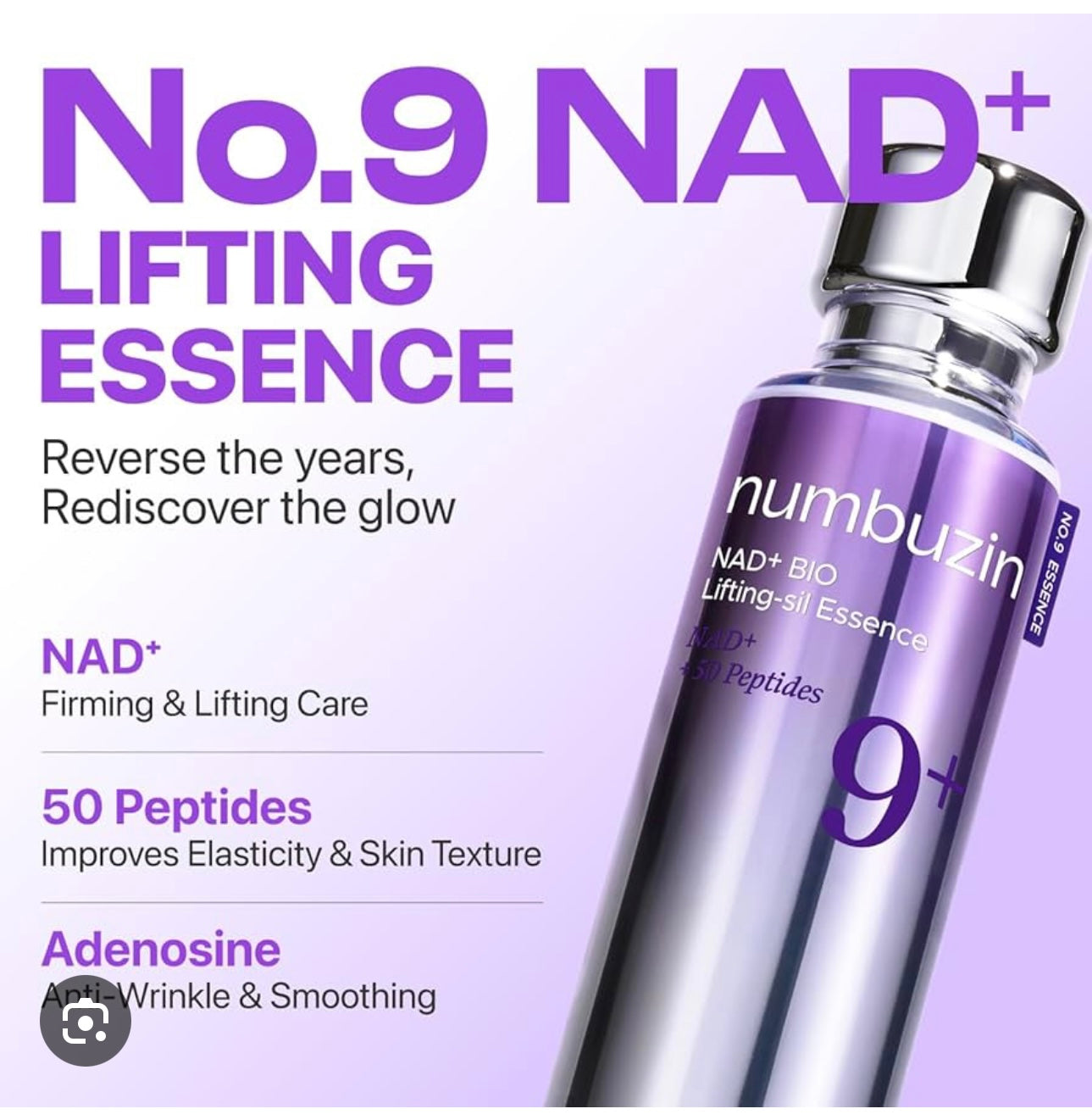 Numbuzin - No.9 NAD Bio Lifting-sil Essence 50ML