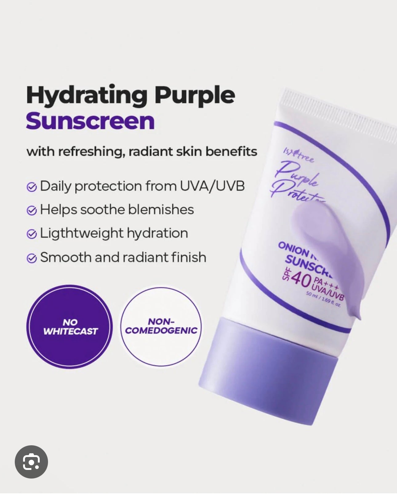 Isntree - Purple Protector Onion Newpair Sunscreen