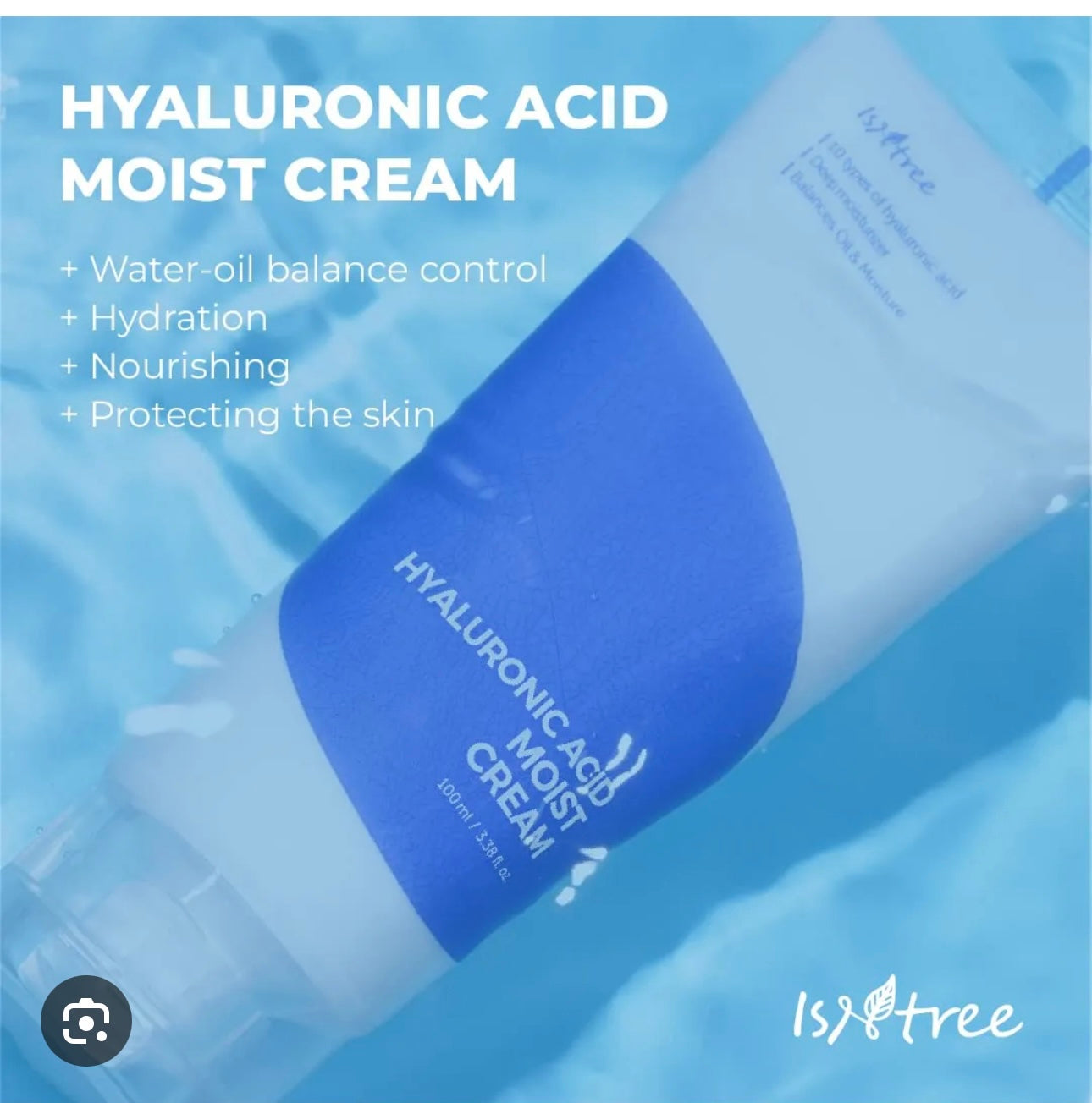 Isntree - Hyaluronic Acid Moist Cream 100ml