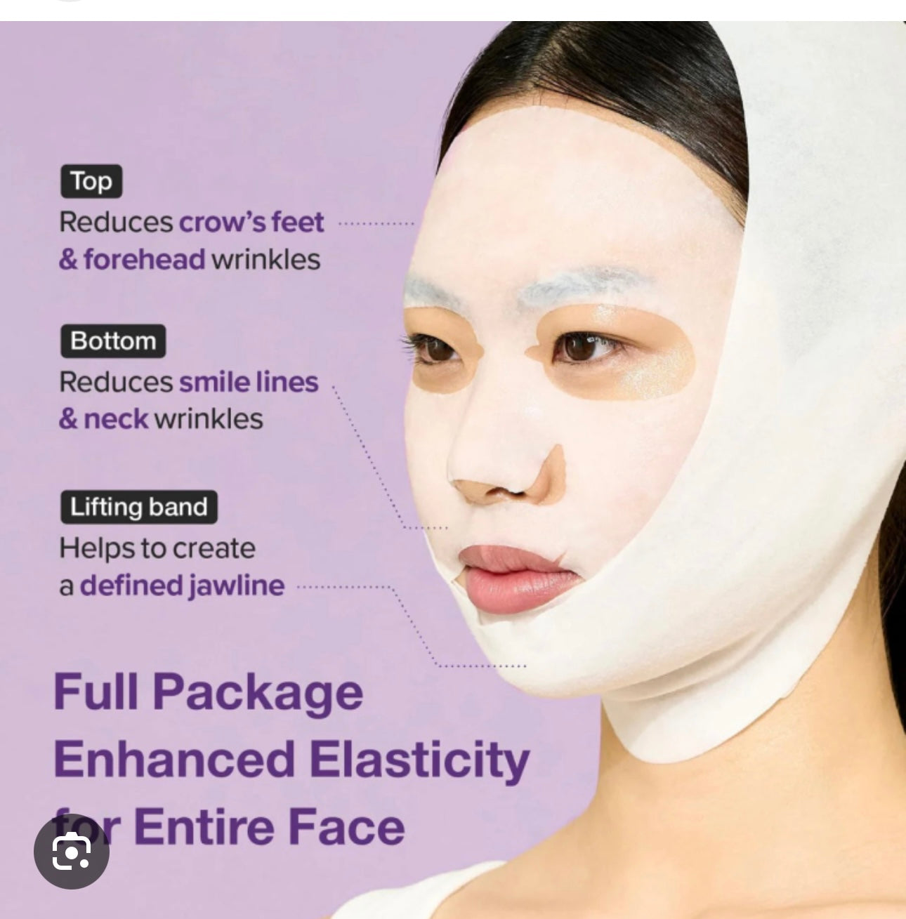 NUMBUZIN NO.9 NAD BIO LIFTING-SIL FULL FACE MASK 4pcs