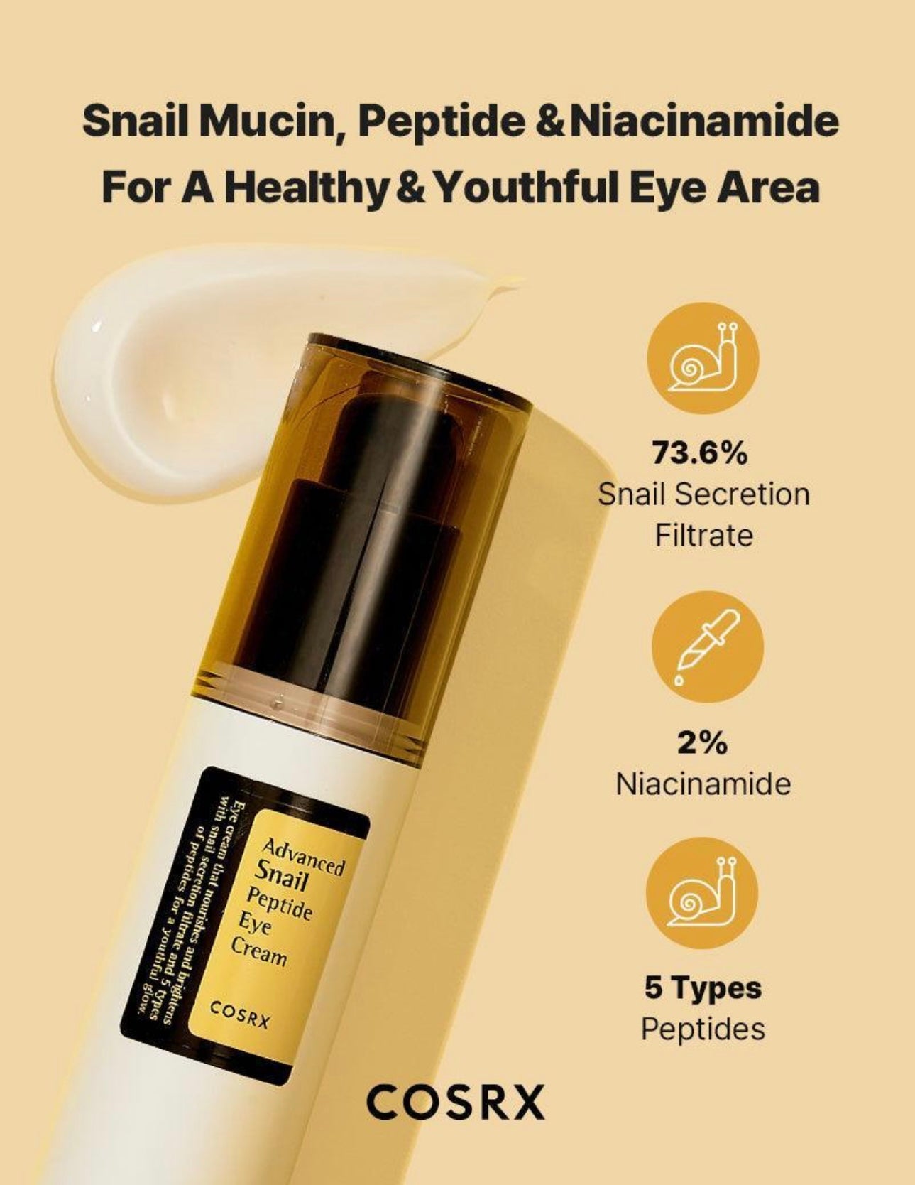 COSRX - Advanced Snail Peptide Eye Cream 25ML