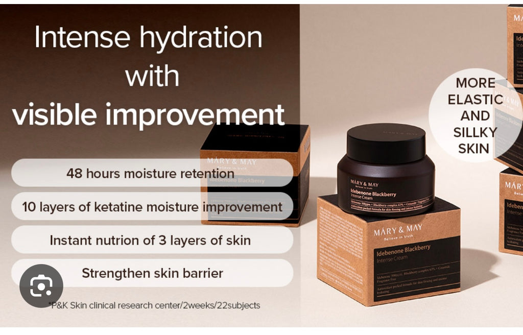 Mary&May - Idebenone Blackberry Intense Cream 70g
