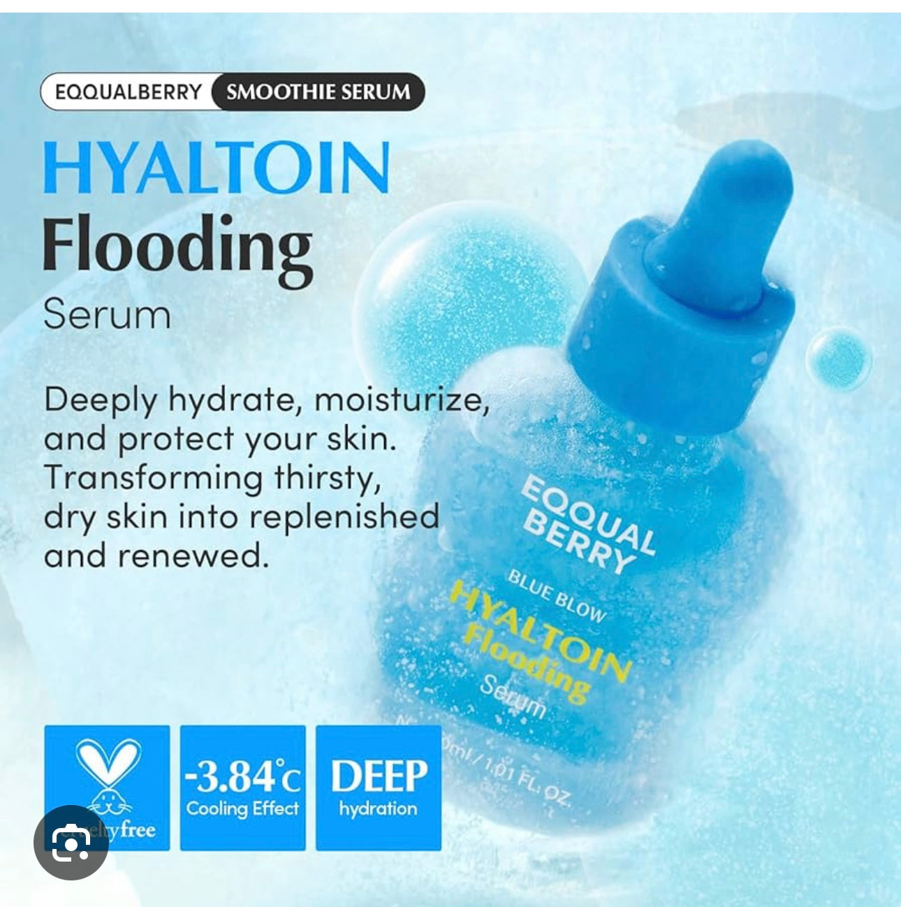 EQQUALBERRY - Hyaltoin Flooding Serum 30ml