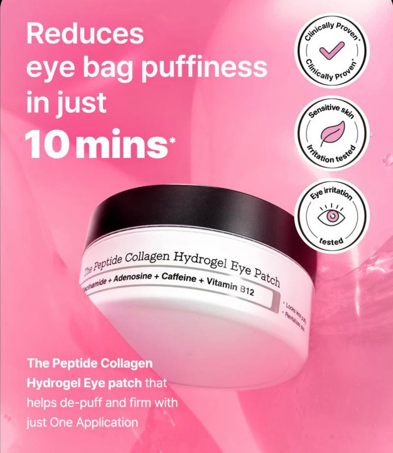 COSRX THE PEPTIDE COLLAGEN HYDROGEL EYE PATCH