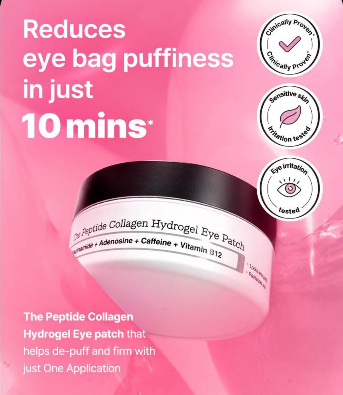 COSRX THE PEPTIDE COLLAGEN HYDROGEL EYE PATCH