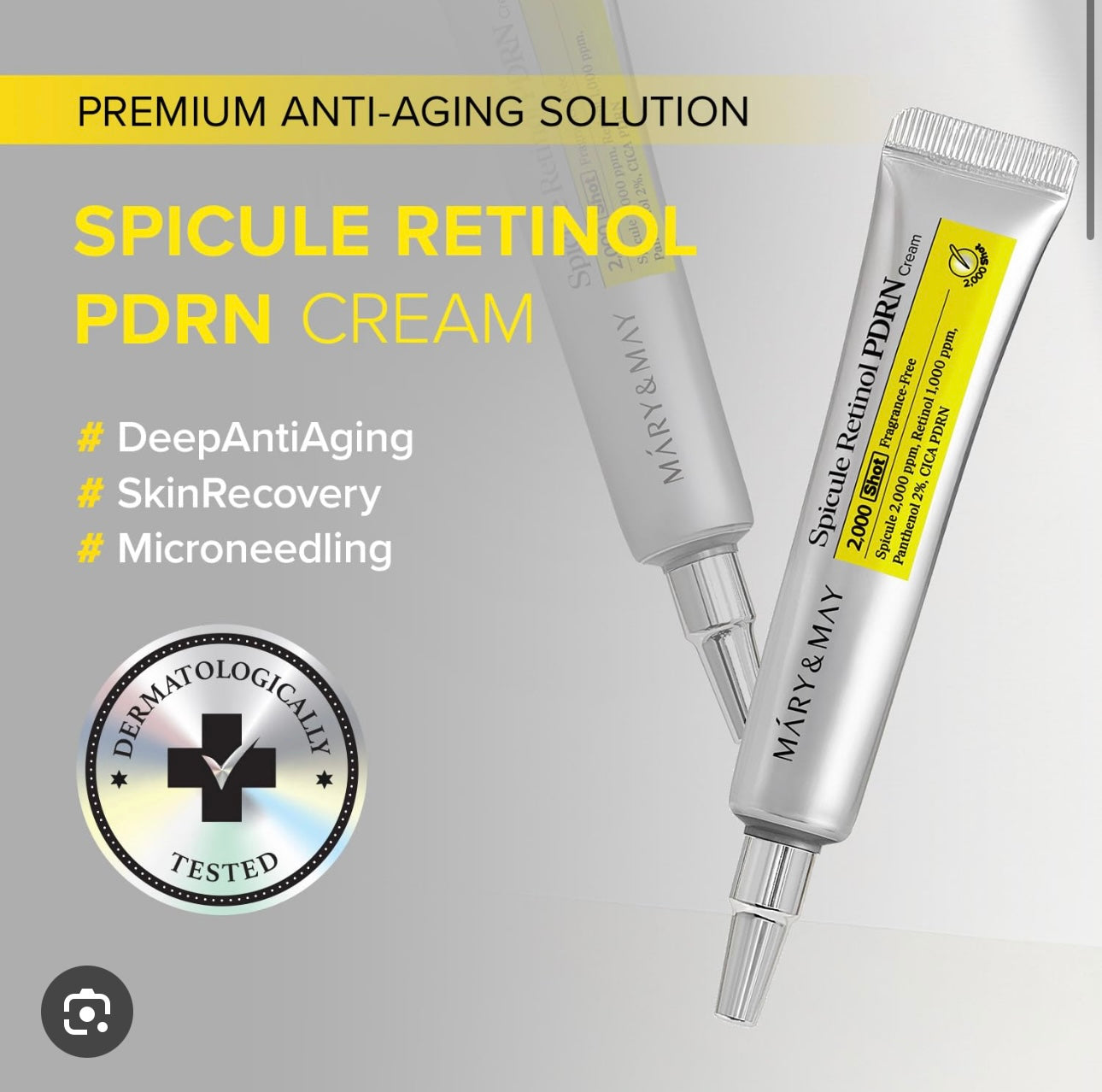 Mary&May - Spicule Retinol PDRN Cream