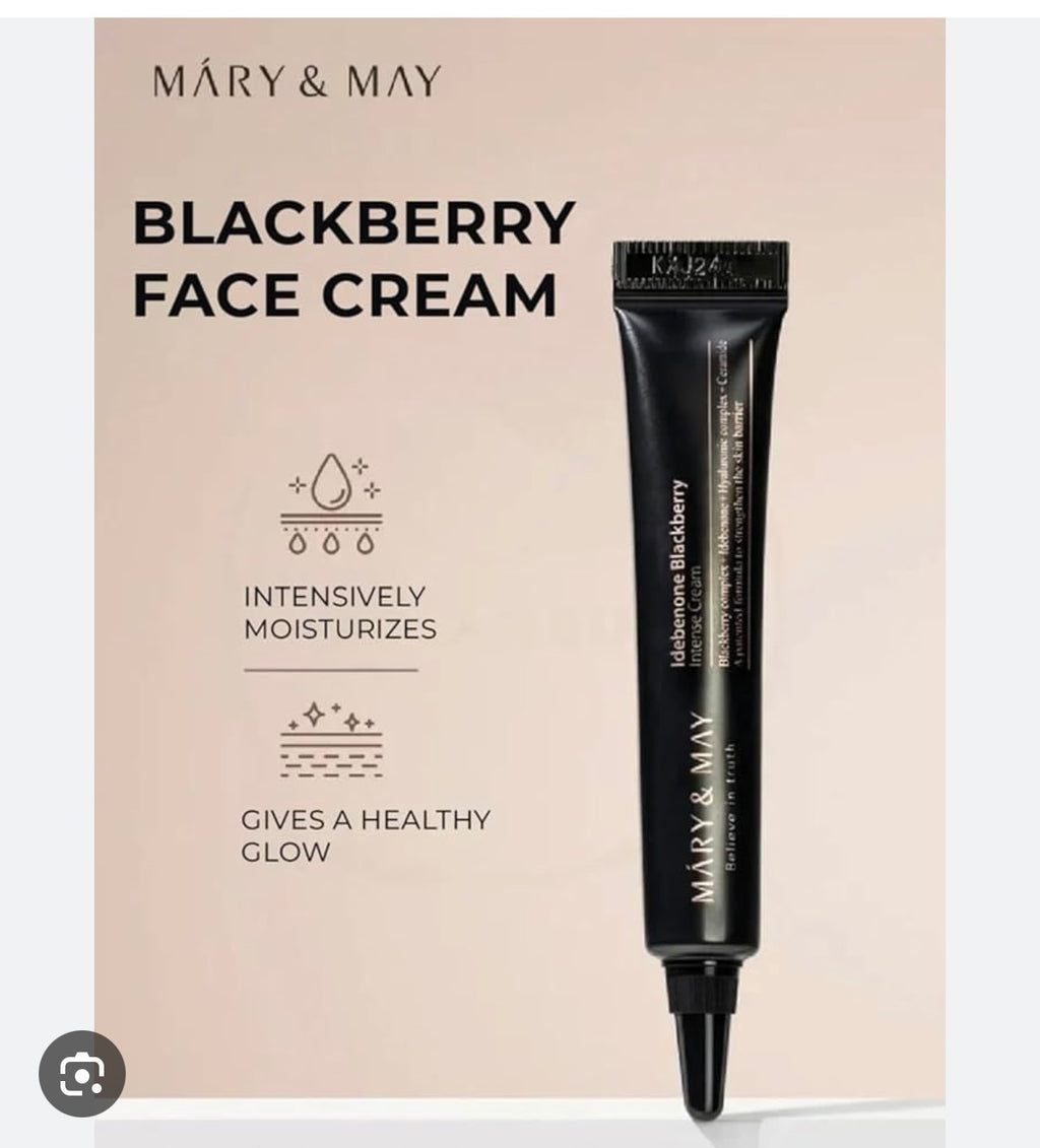 Mary&May - Idebenone Blackberry Intense Cream Mini 12g