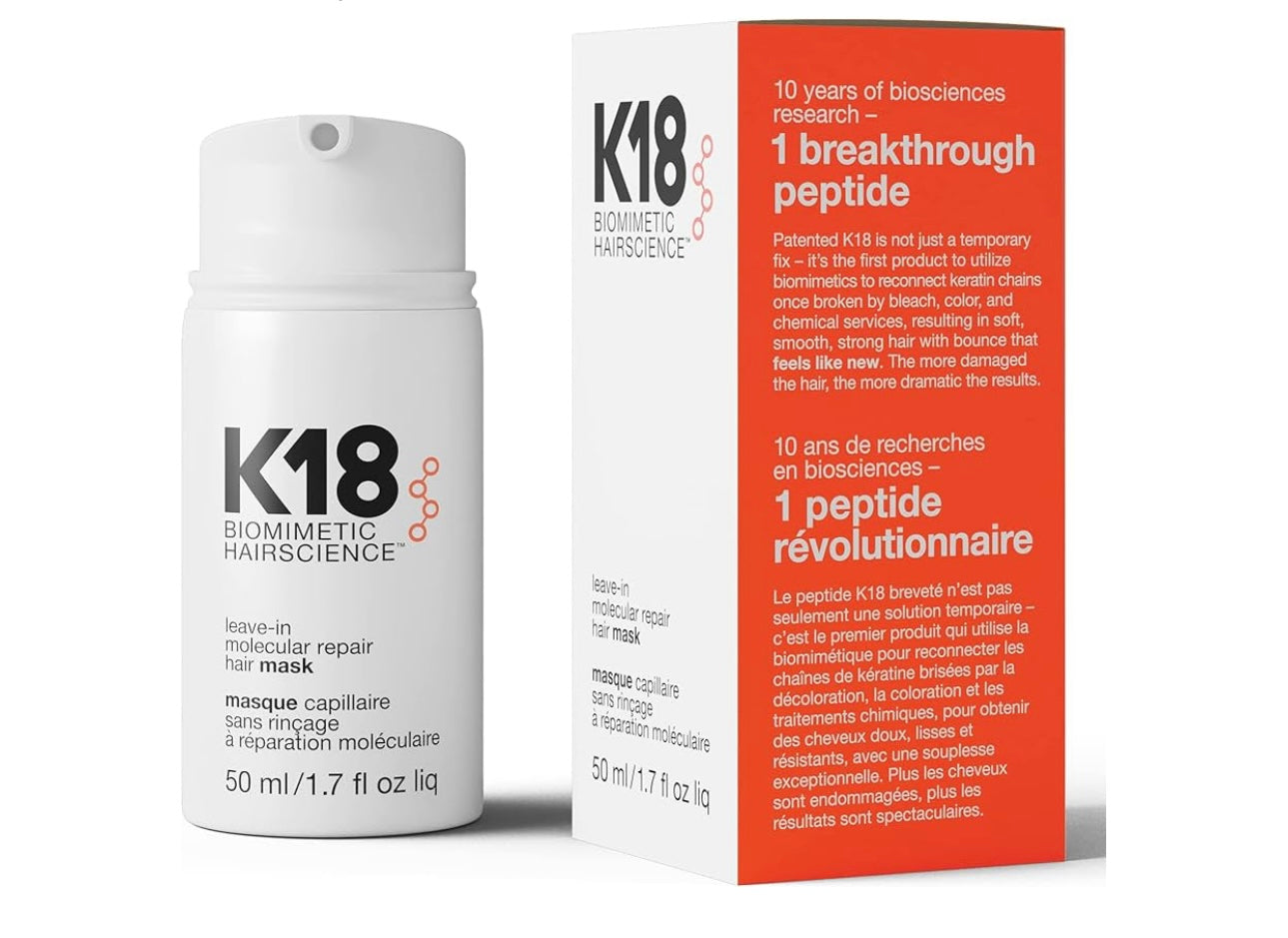 K18 Hair Mask leave in Molecular Repair Full Size 50ml