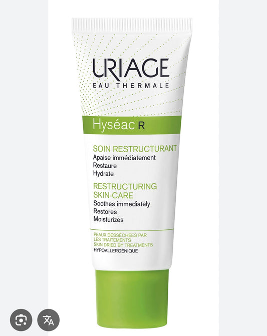 Uriage hyseac r restructuring skin care