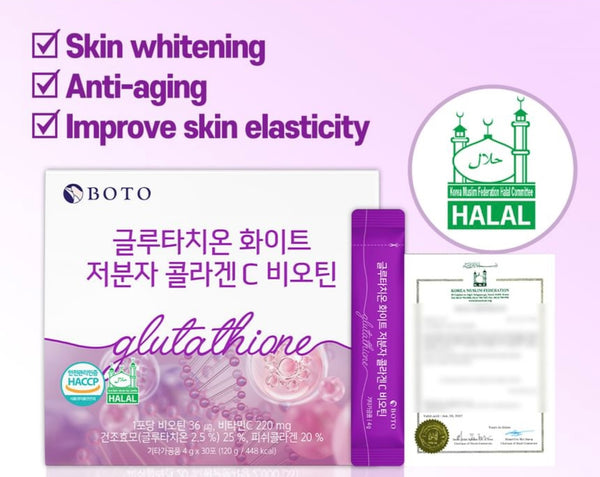 BOTO - Glutathione White Small Molecule Collagen C Biotin