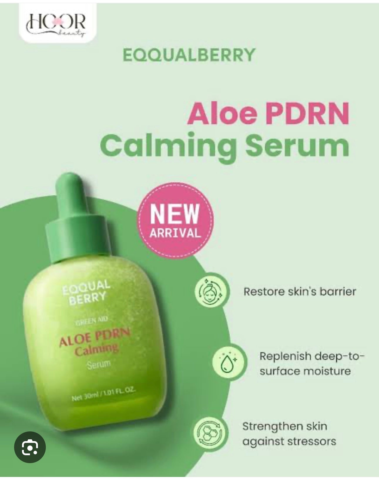 EQQUALBERRY - Aloe PDRN Calming Serum 30ml