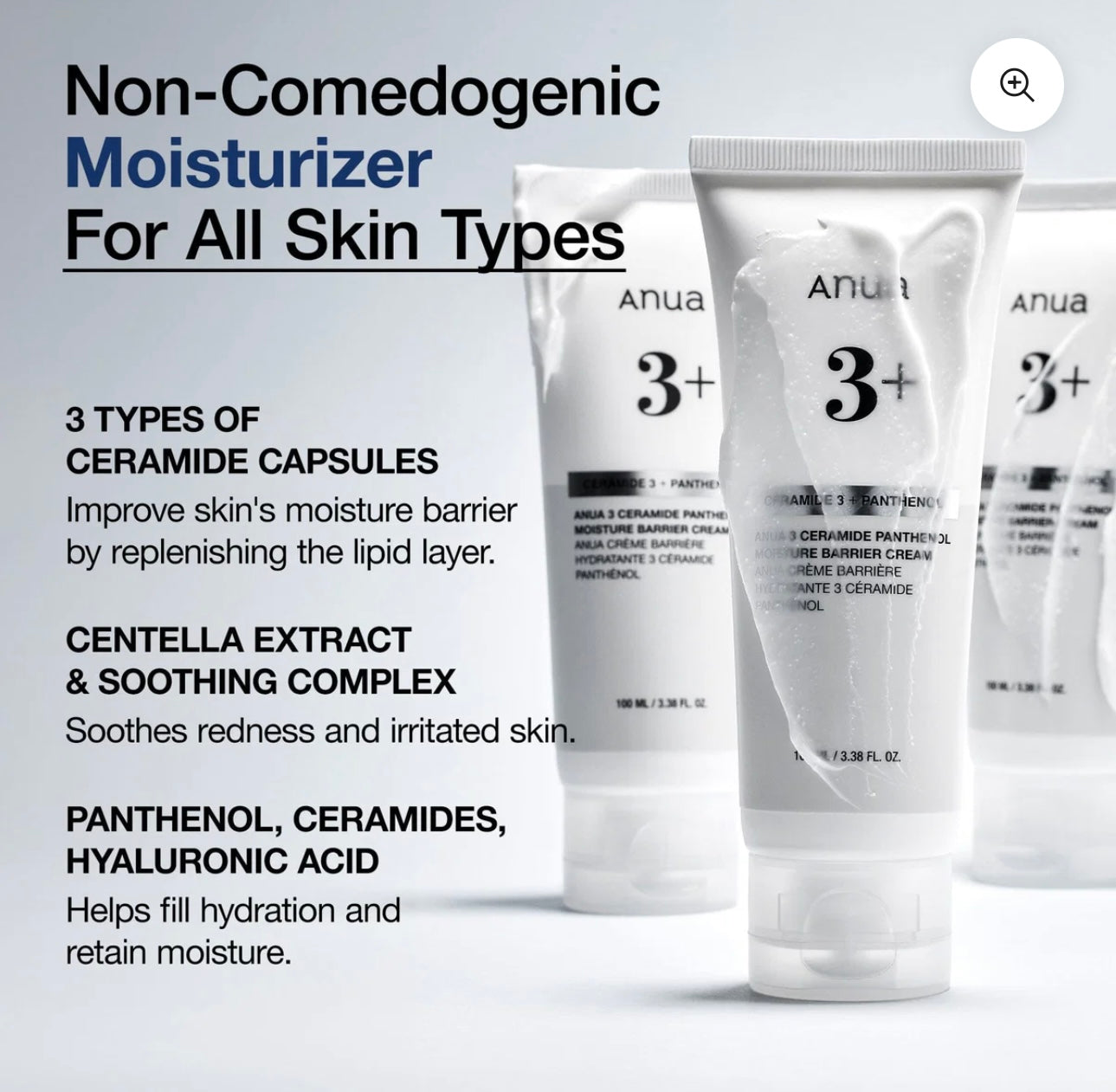 Anua - 3 Ceramide Panthenol Moisture Barrier Cream 100ML
