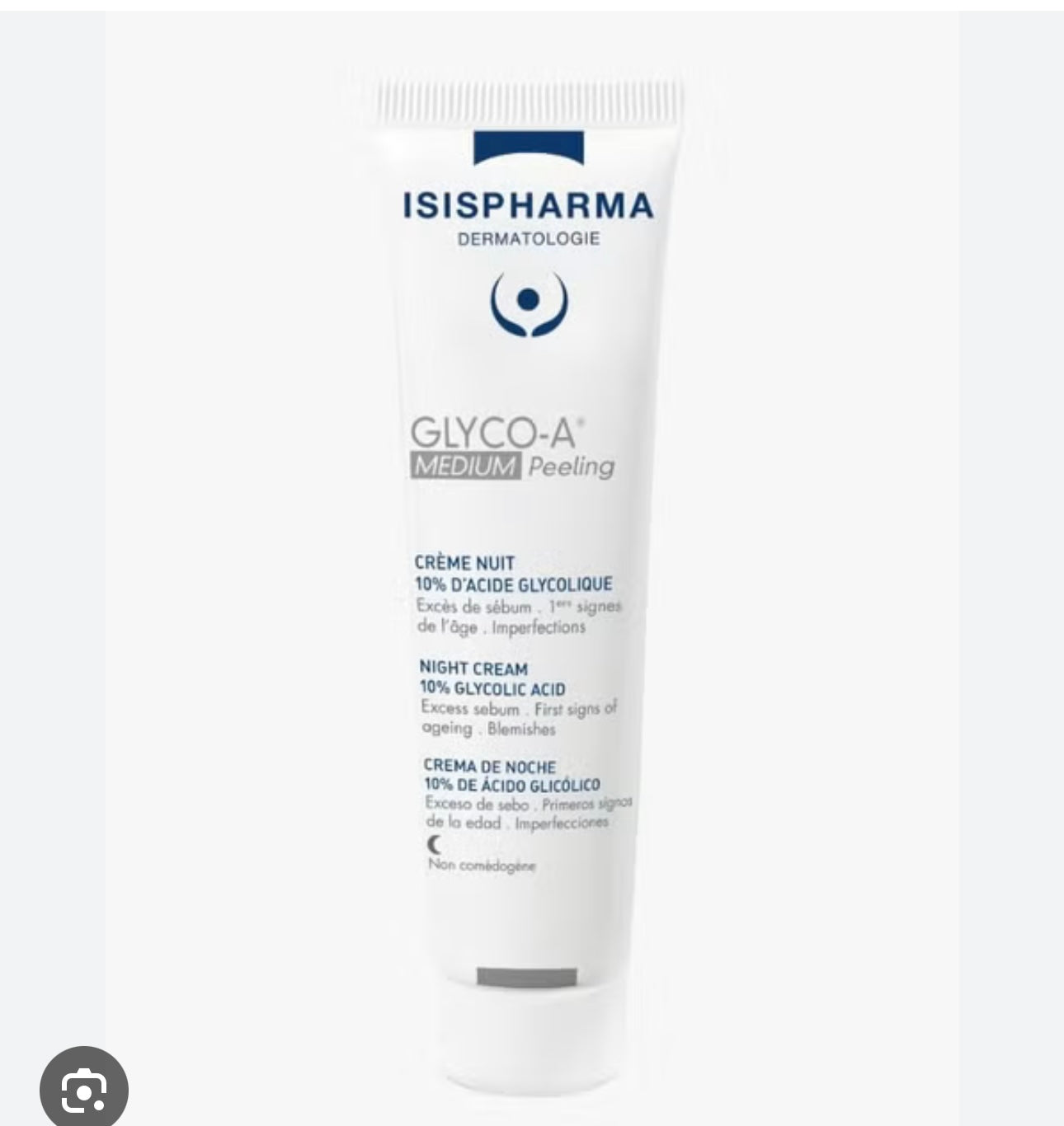 Isispharma glyco A medium peeling cream