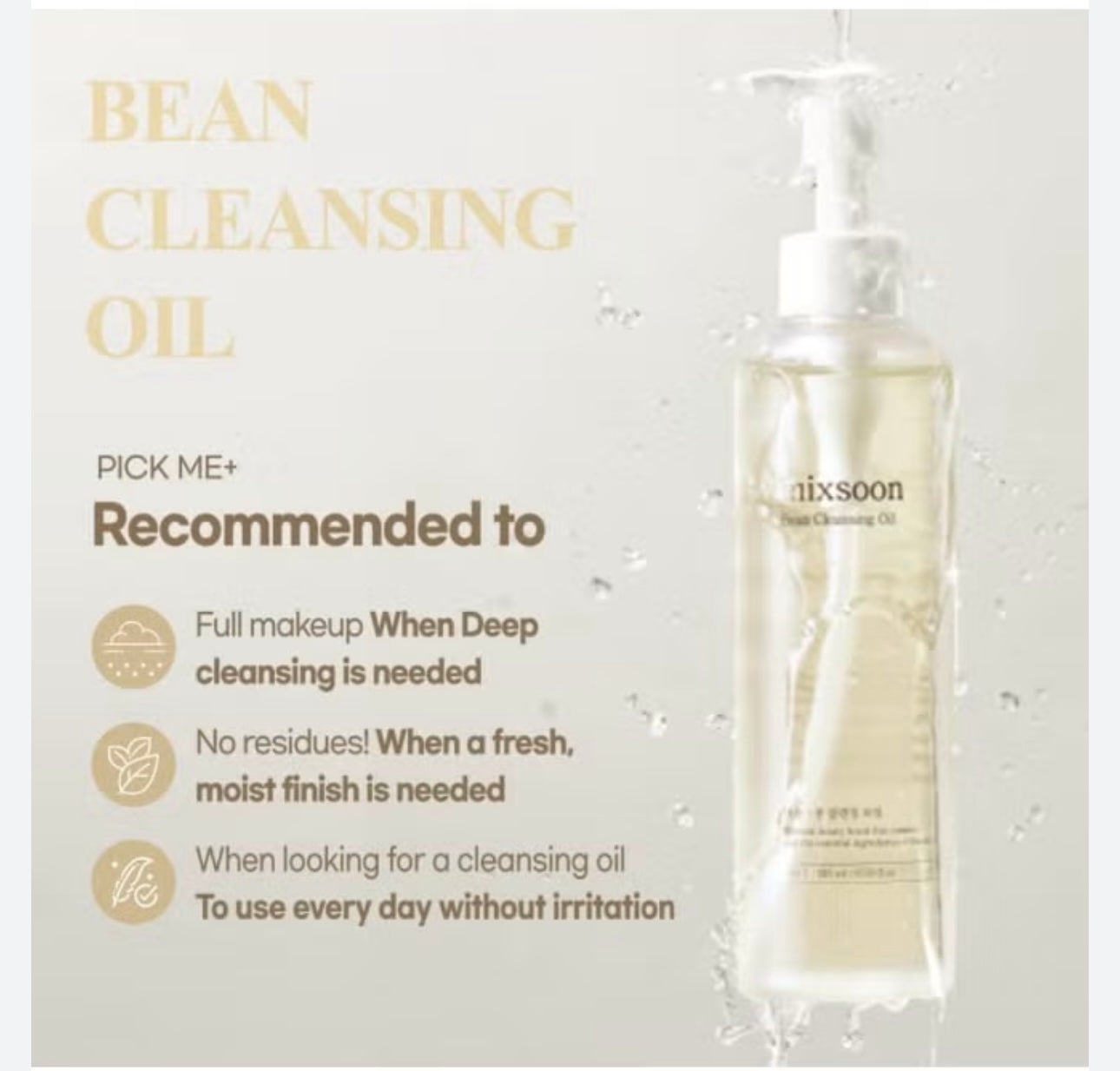 Mixsoon Bean Cleansing Oil 195ml