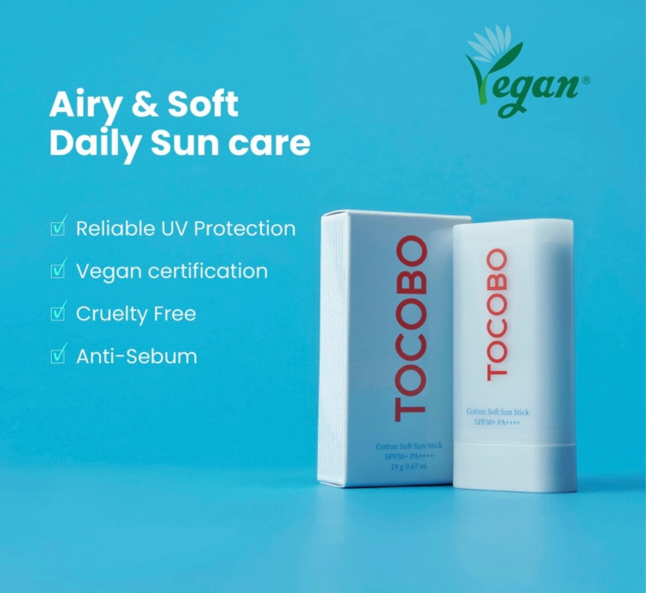 Tocobo - Cotton Soft Sun Stick