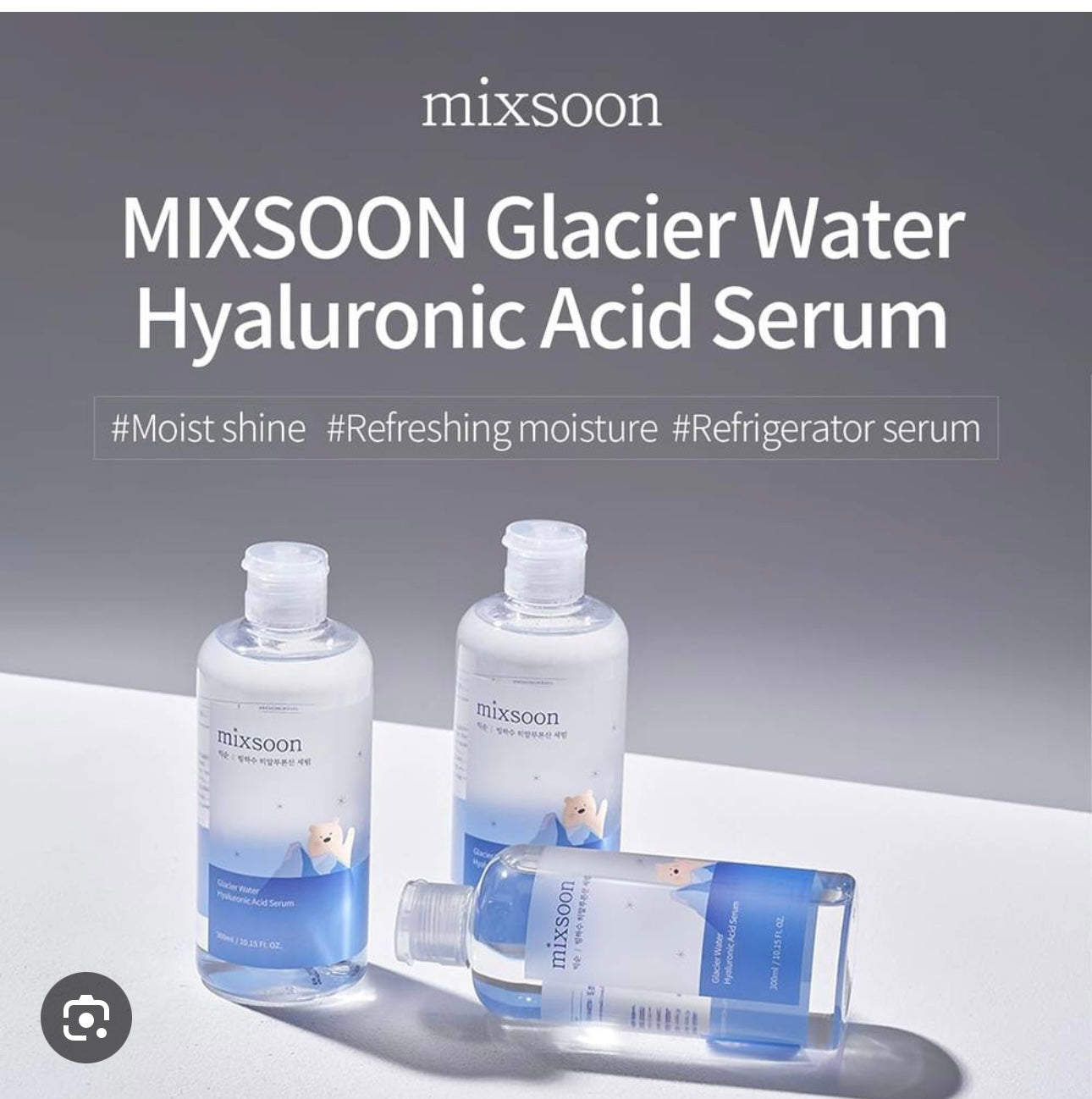 Mixsoon - Glacier Water Hyaluronic Acid Serum 100ml