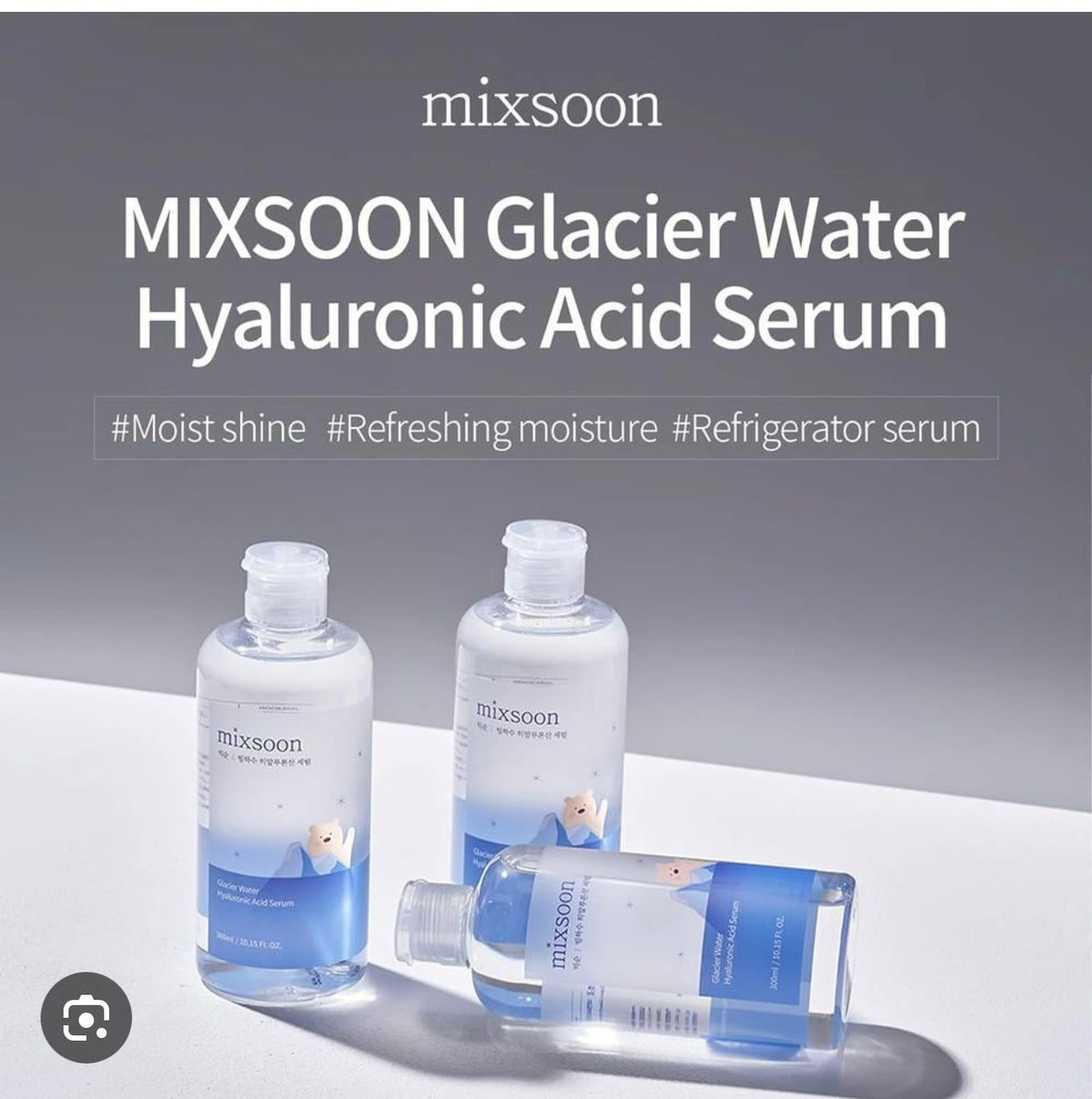 Mixsoon - Glacier Water Hyaluronic Acid Serum 100ml