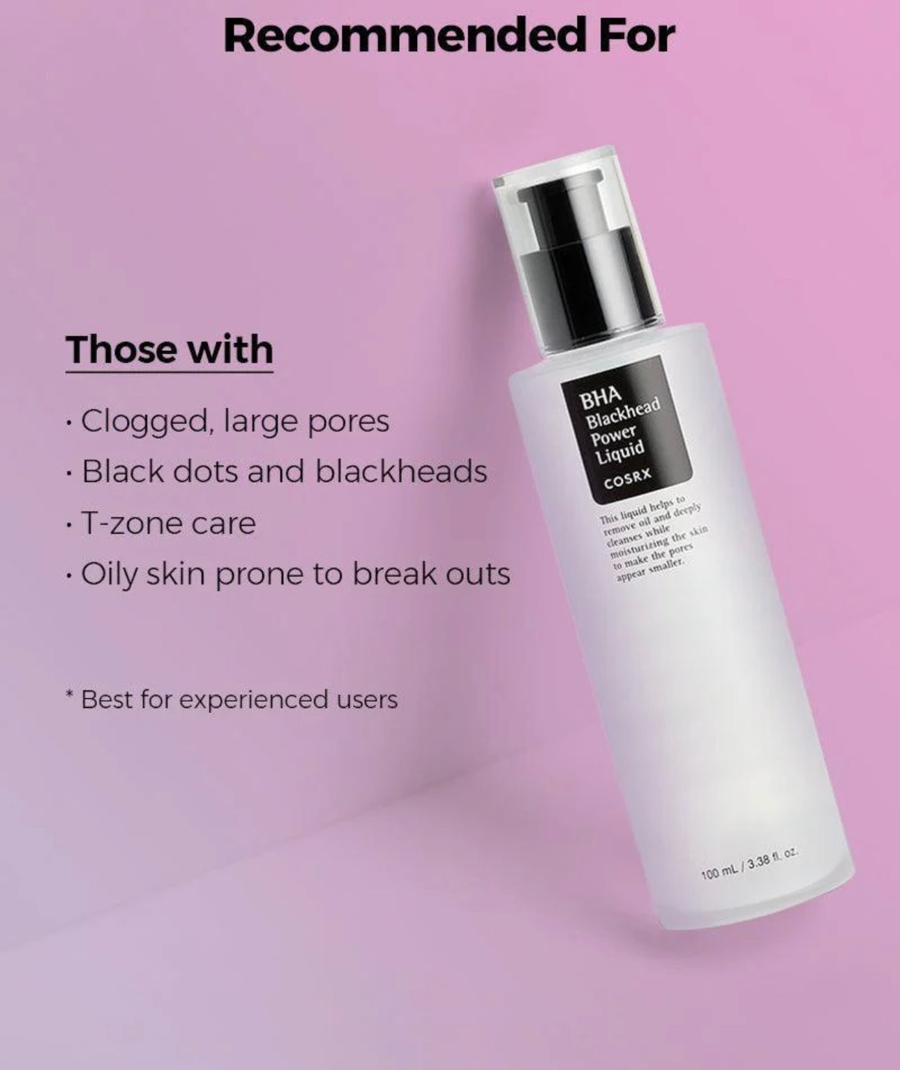 COSRX - BHA BLACKHEAD POWER LIQUID 100 ML