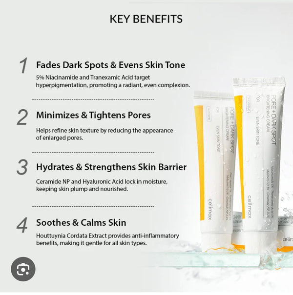 Celimax - Pore+Dark Spot Brightening Cream