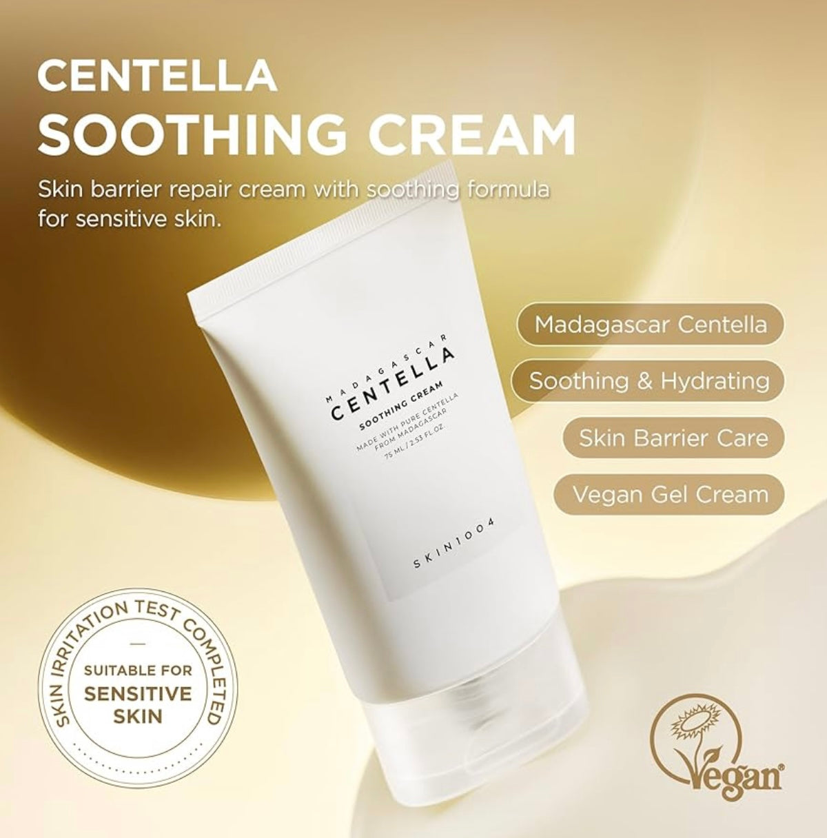SKIN 1004 - Madagascar Centella Soothing Cream 75ML