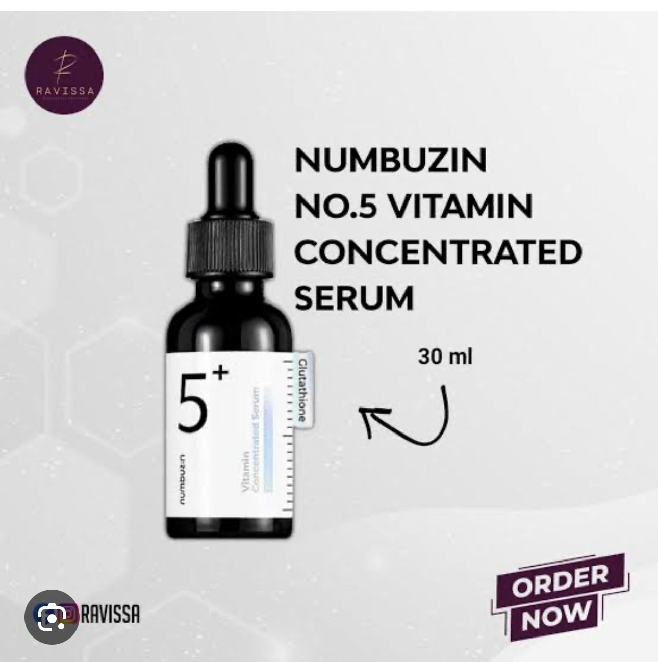 Numbuzin - No.5 Vitamin Concentrated Serum 30ML