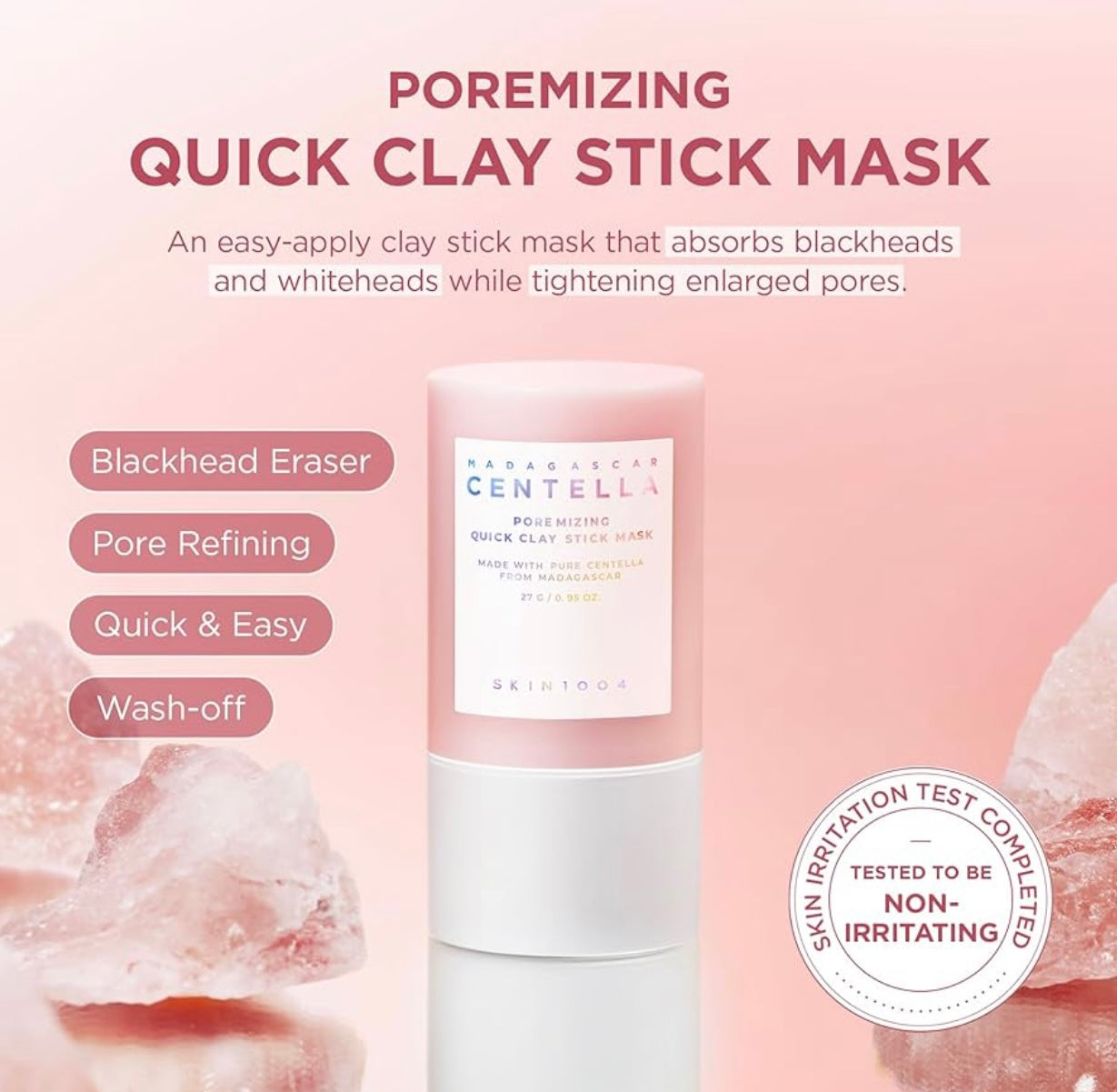 SKIN 1004 - Madagascar Centella Poremizing Quick Clay Stick Mask