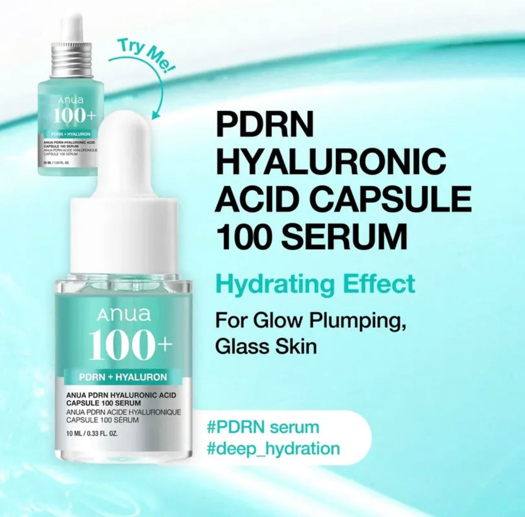 ANUA PDRN HYALURONIC ACID CAPSULE 100 SERUM (10ML) without box