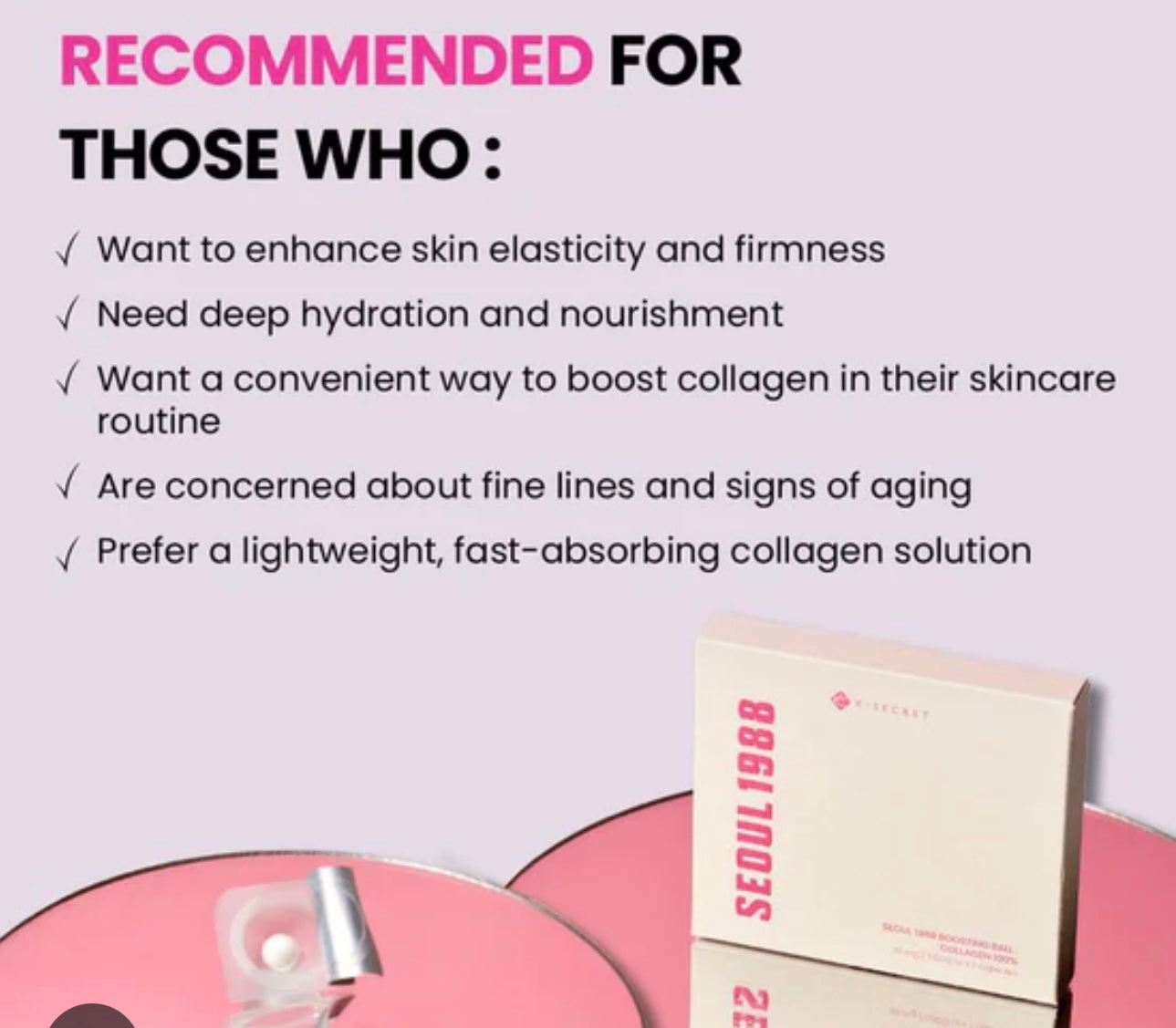 KSECRET - SEOUL 1988 BOOSTING BALL : COLLAGEN 100%