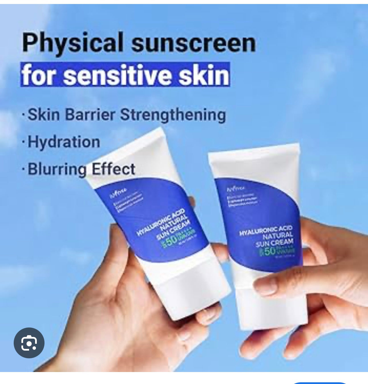 Isntree - Hyaluronic Acid Natural Sun Cream