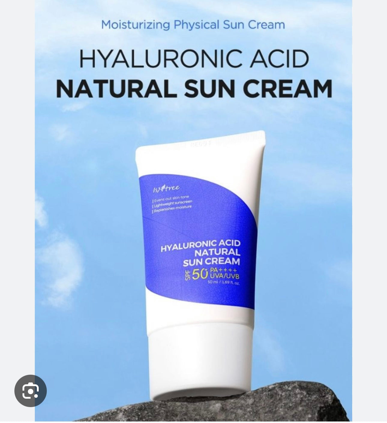 Isntree - Hyaluronic Acid Natural Sun Cream