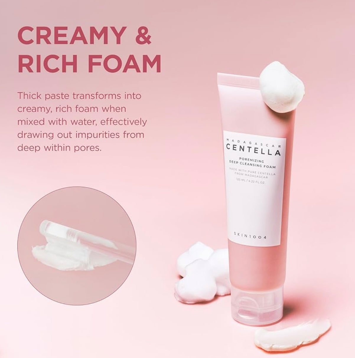 SKIN 1004 - Madagascar Centella Poremizing Deep Cleansing Foam 125ml