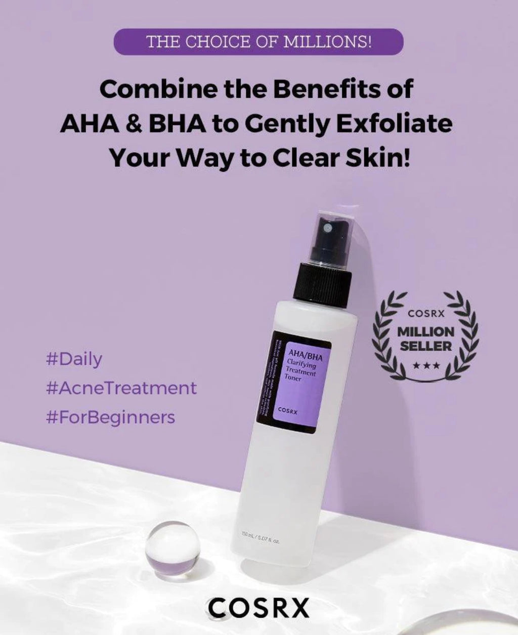 COSRX - AHA/BHA Clarifying Treatment Toner 150ml