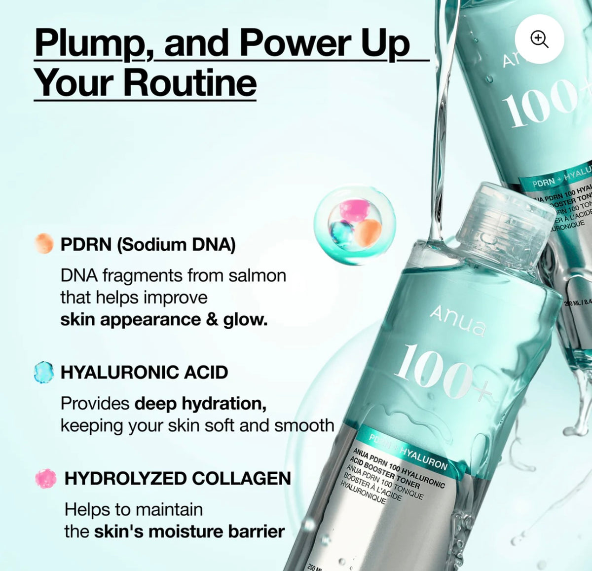 Anua PDRN 100 Hyaluronic Acid Booster Toner