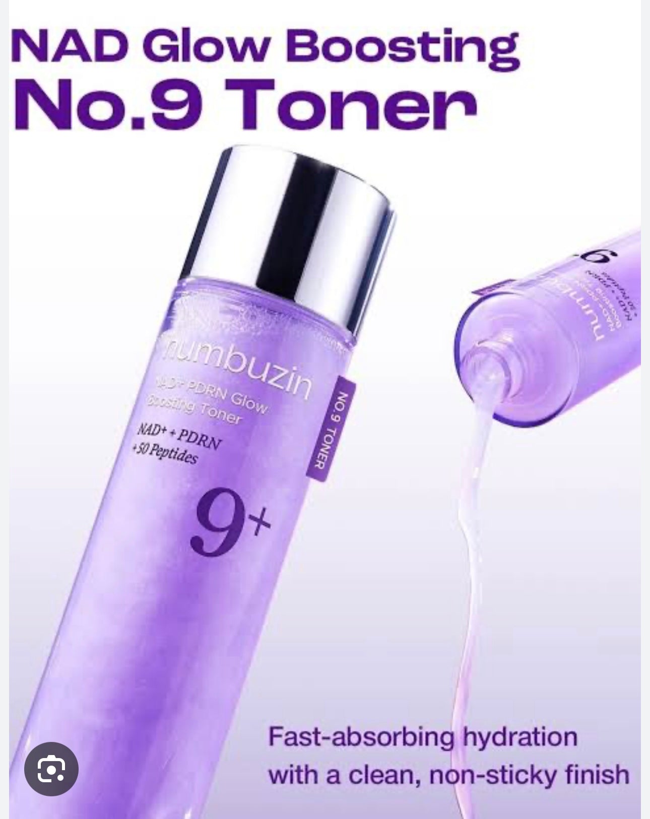 Numbuzin - No.9 NAD+ PDRN Glow Boosting Toner 150ml