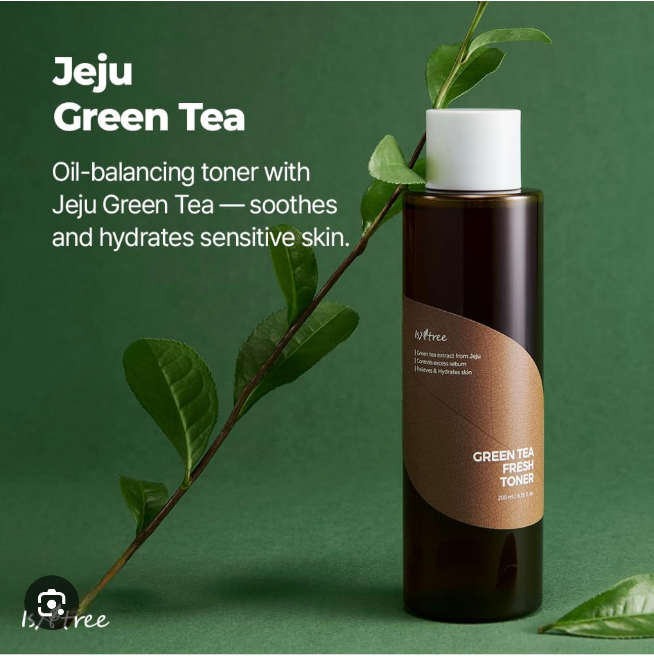 ISNTREE green tea fresh toner