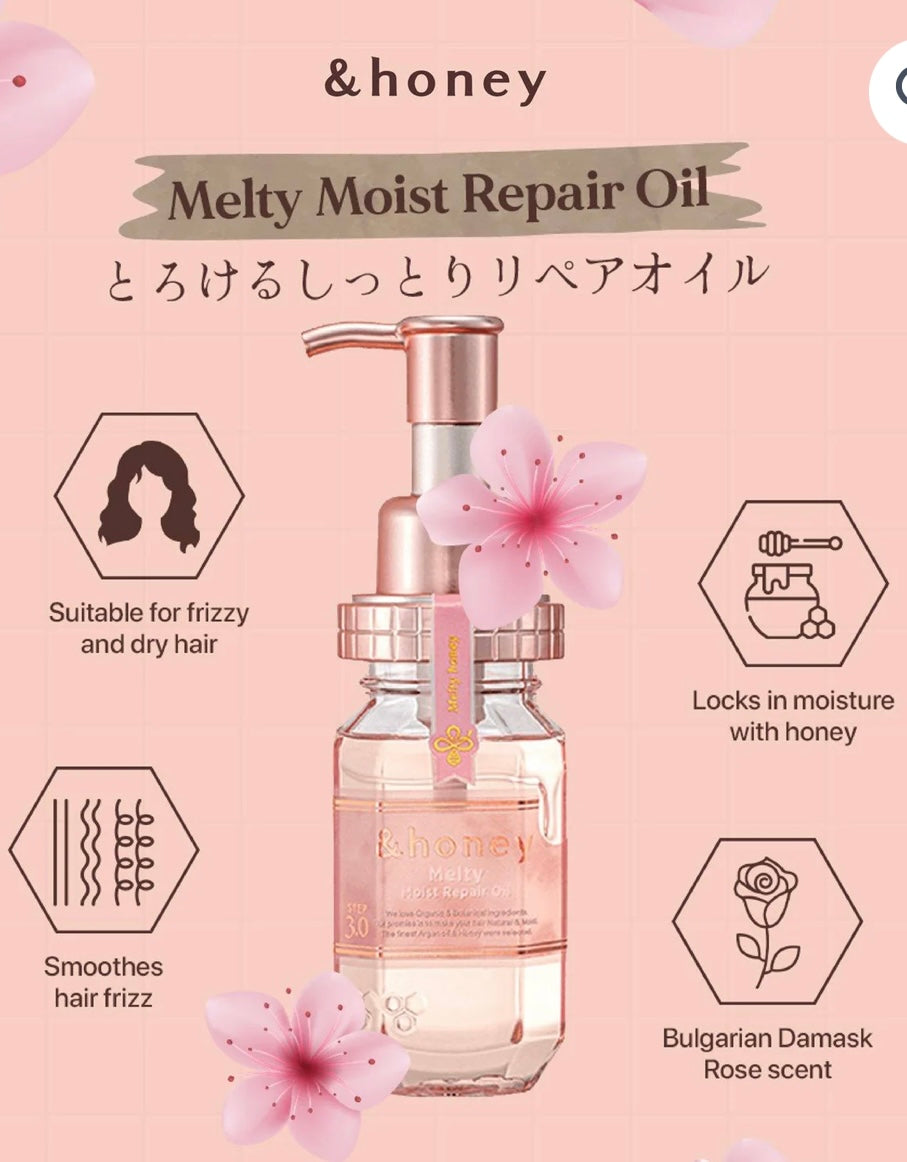 ViCREA - &honey Melty Moist Repair Hair Oil 3.0 100ML