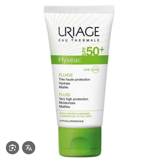 Uriage hyseac fluid spf 50
