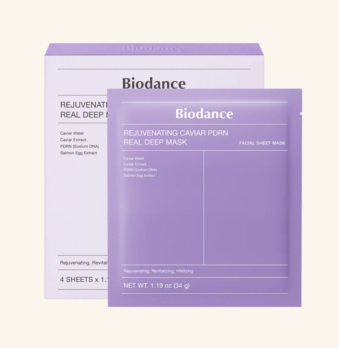 Biodance - Rejuvenating Caviar PDRN Real Deep  sheet Mask
