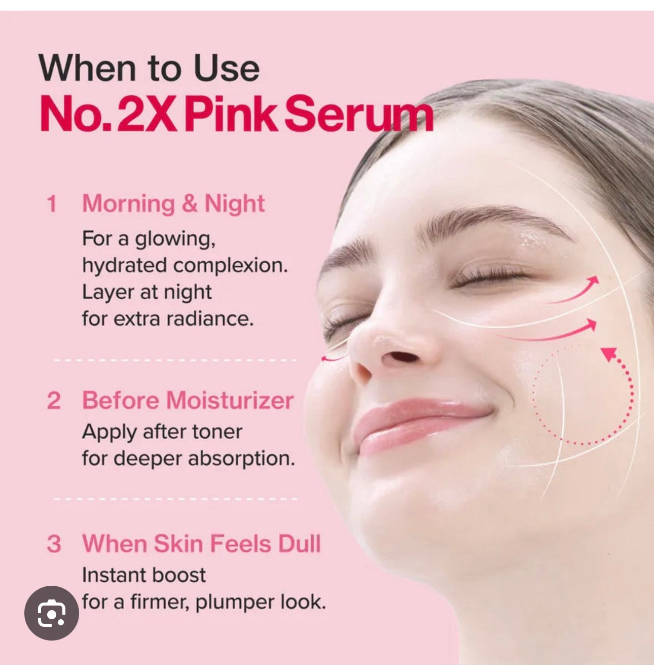 Numbuzin – No.2 Rose PDRN Collagen Plumping Serum 30 ml