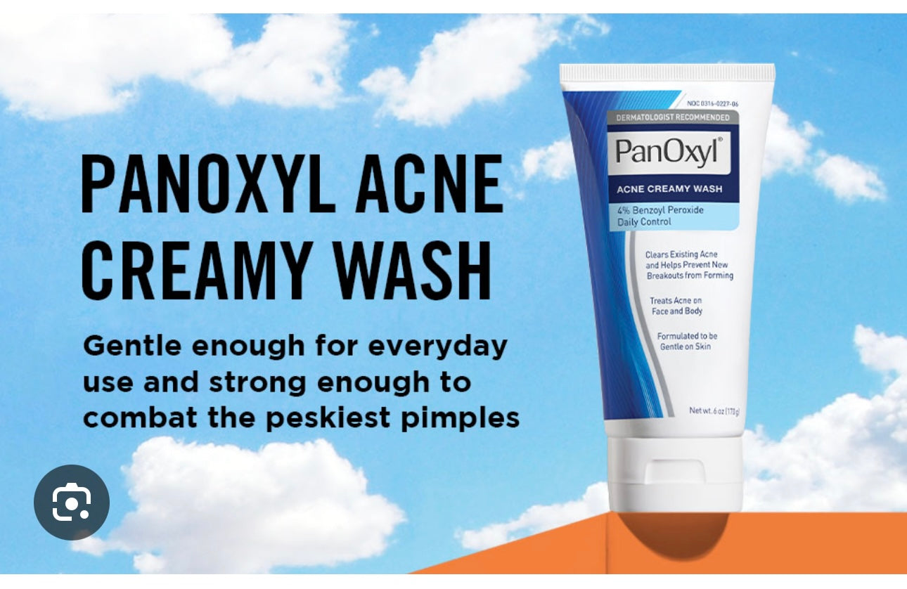 PANOXYL ACNE CREAMY FACE WASH 4% BENZOYL PEROXIDE 170G