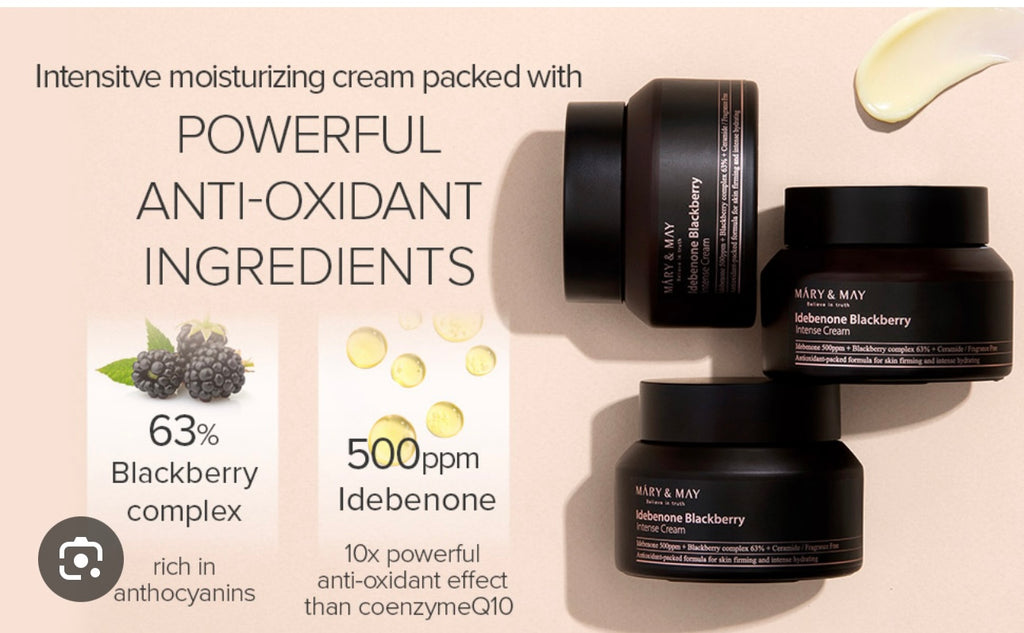 Mary&May - Idebenone Blackberry Intense Cream 70g