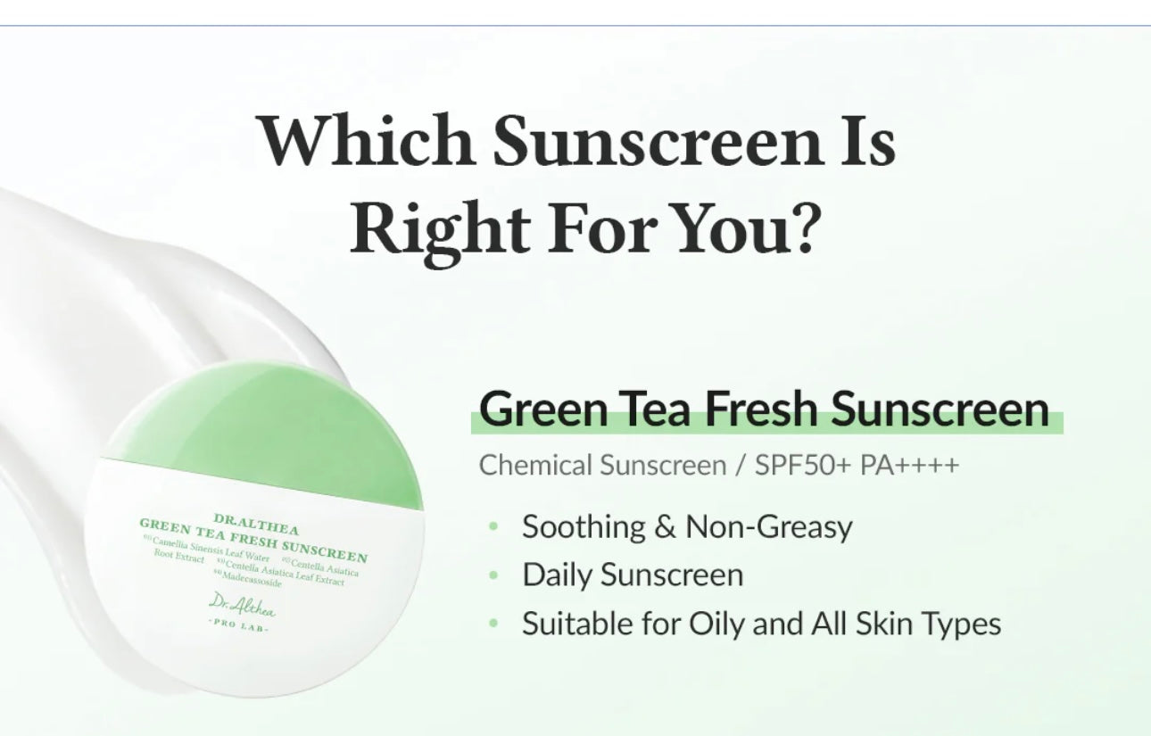 Dr. Althea - Green Tea Fresh Sunscreen 45ml
