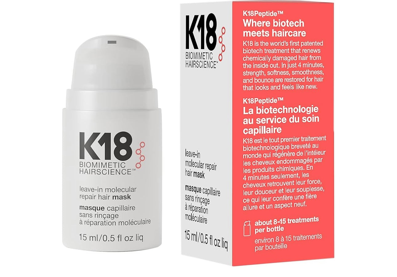 K18 Hair Mask leave in Molecular Repair 15ML