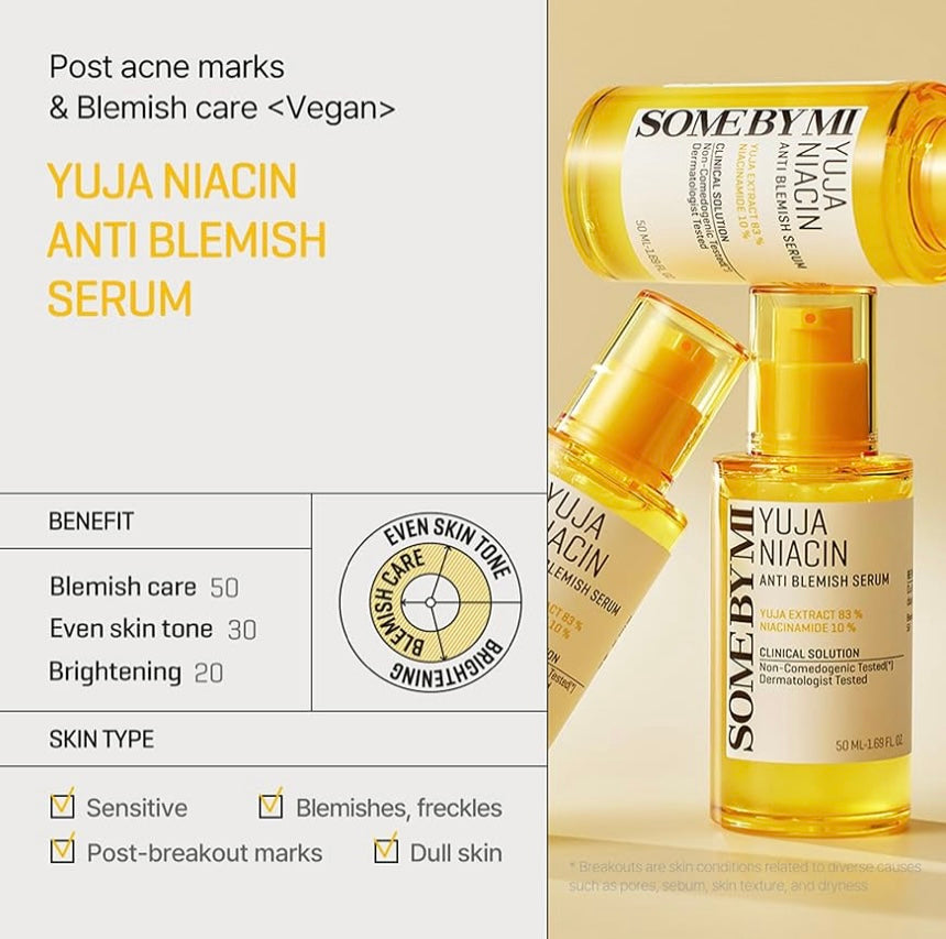 SOME BY MI - Yuja Niacin Anti Blemish Serum 50ML