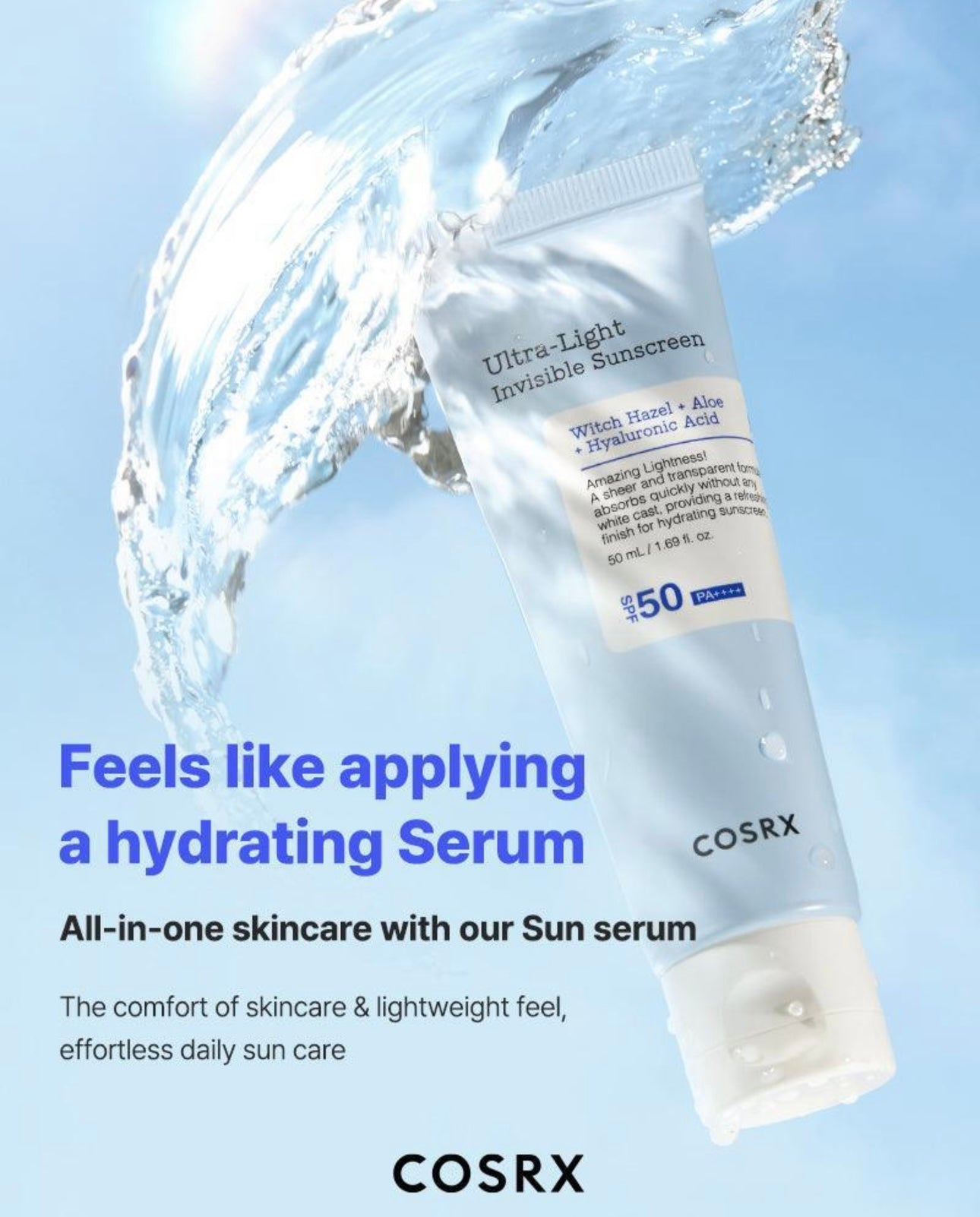 COSRX - Ultra Light Invisible Sunscreen 50ML