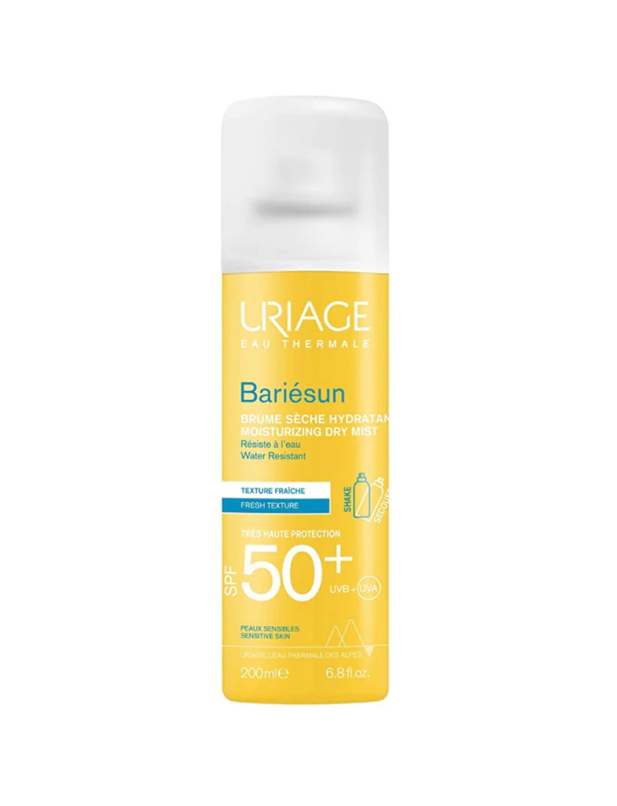 Uriage bariesun moisturizing dry mist spf 50 Main image