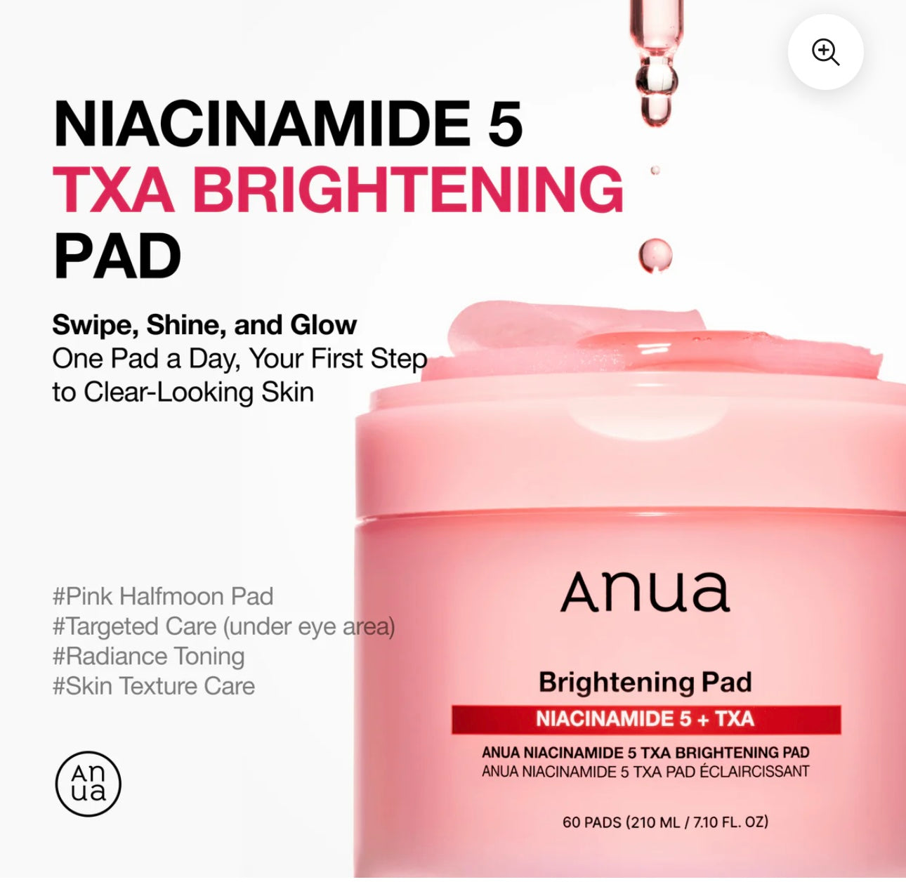 Anua - Niacinamide 5 TXA Brightening Pad (60Pads)