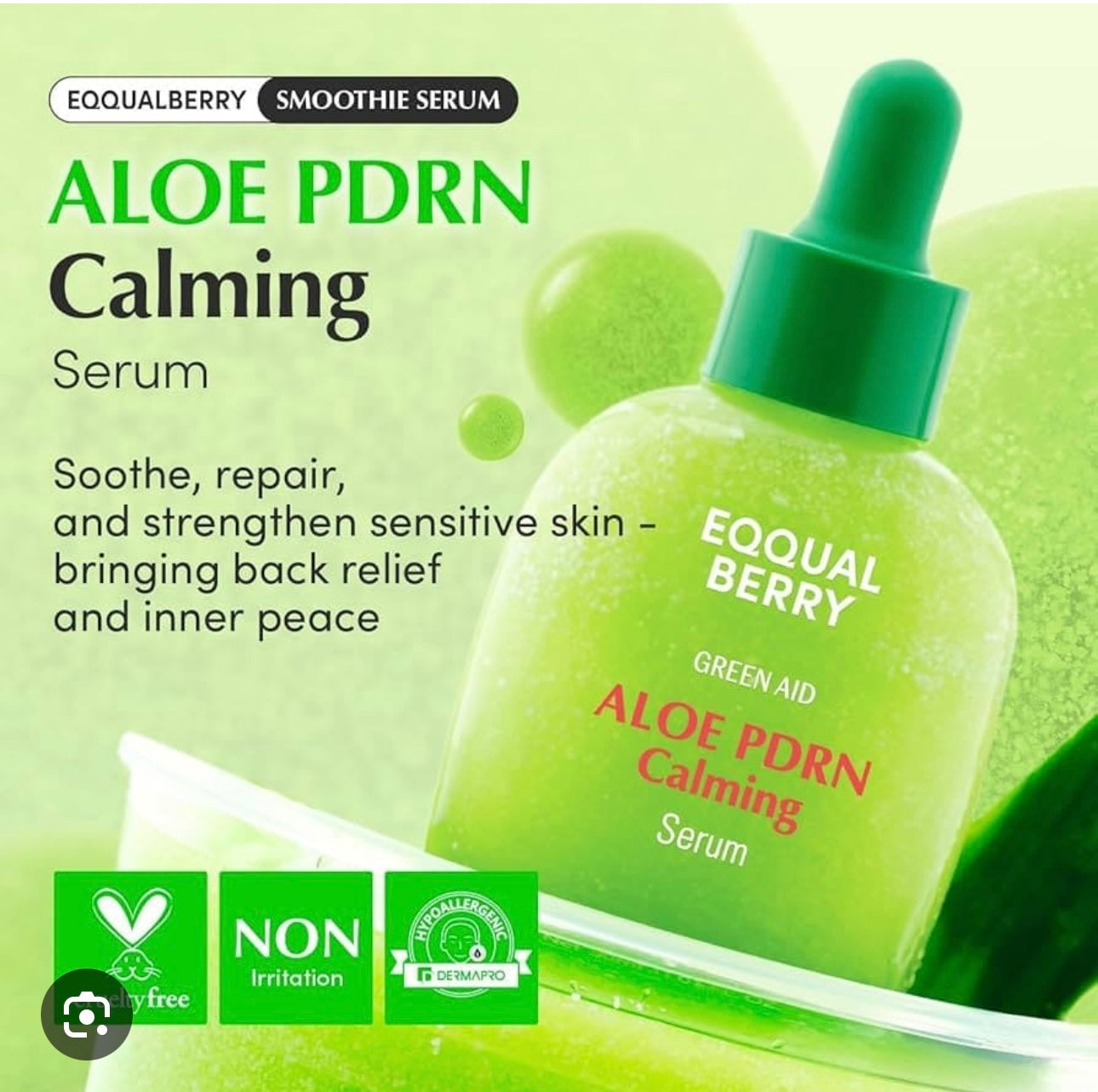 EQQUALBERRY - Aloe PDRN Calming Serum 30ml