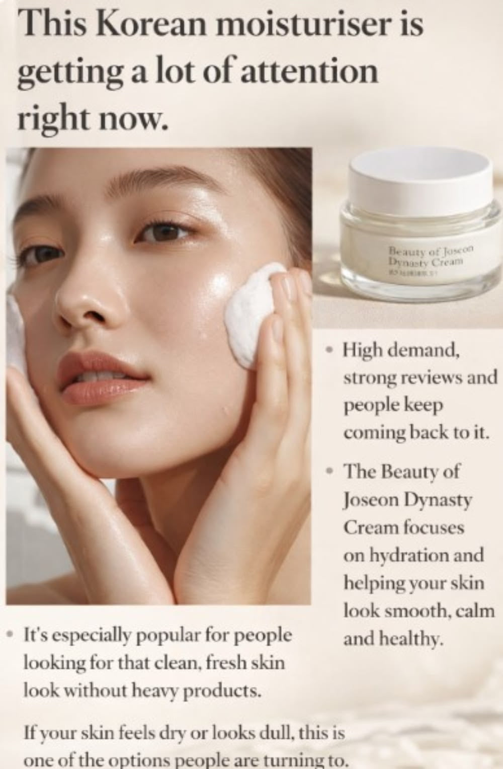 Beauty of joseon dynasty cream 50g
